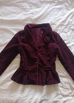 Вельветовый пиджак