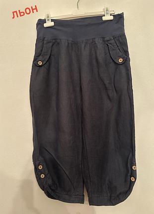 Бриджи из льна