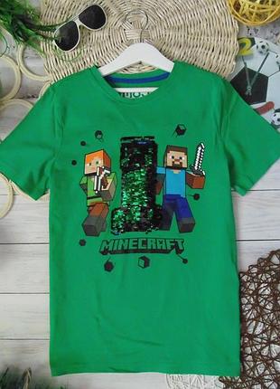 Суперова футболка minecraft