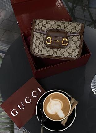 Сумка gucci horsebit 1955 small shoulder bag