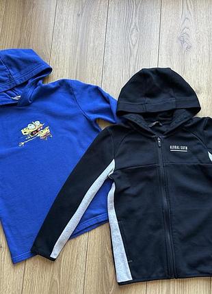 Набір кофт худі зіп худі для хлопчика 7-8 років hm george 128