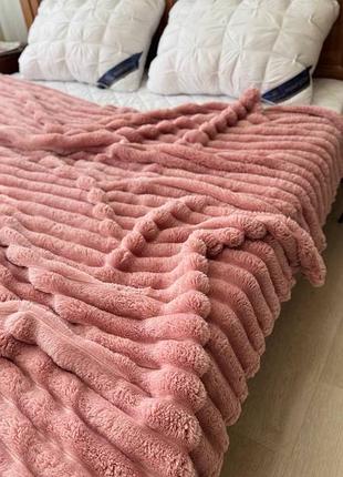 Плед полоска шарпей 4 см, євро