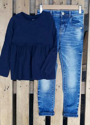 Набор на девочку 6-7 лет. джинсы и реглан 🎀