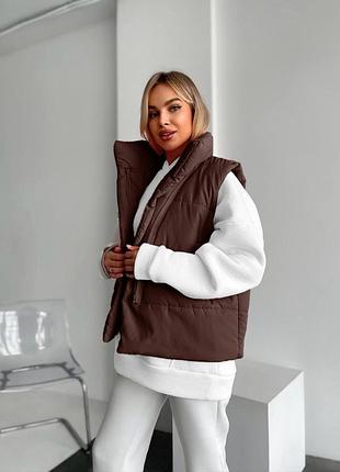 Жилетка тепла без капюшона