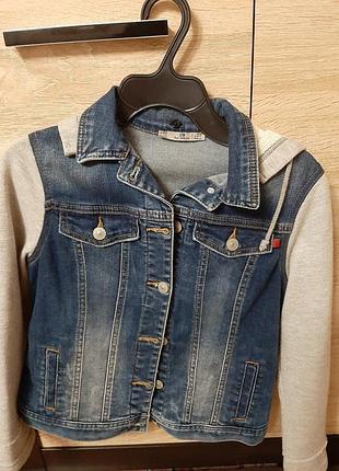 Куртка джинсова на дівчинку 11 років