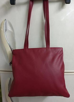 Сумка шопер через плечо женская кожа gigi германии