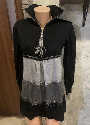 Свитер туника женский 48