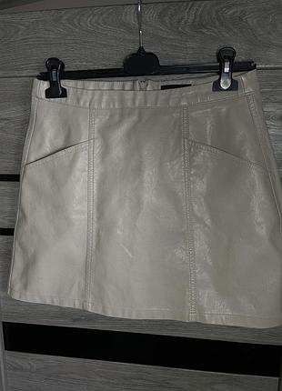 Кожаная юбка