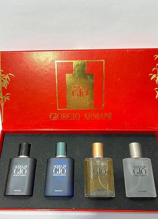 Набор миниатюр giorgio armani acqua di gio 4x30 ml