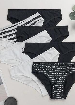 Труси жіночі набір 7 штук nicoletta (туреччина)