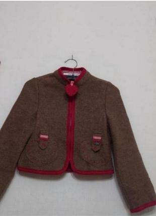 Курточка детская вяленая шерсть,в гуцульском стиле