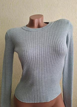 Гольф в рубчик. водолазка. теплый лонгслив. кроп топ мятный. джемпер.