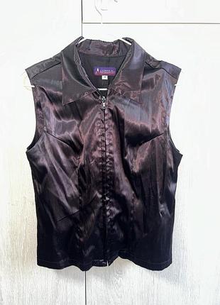 Жилет ❣️ блуза жіноча чорна м/44 б/у