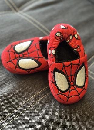 Тапочки мʼякі spider-man домашні розмір 24 (устілка 15 см)