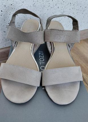 Босоножки женские 39 размер 25 см marco tozzi