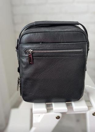 Сумка мужская кожаная из натуральной кожи вместительного размера