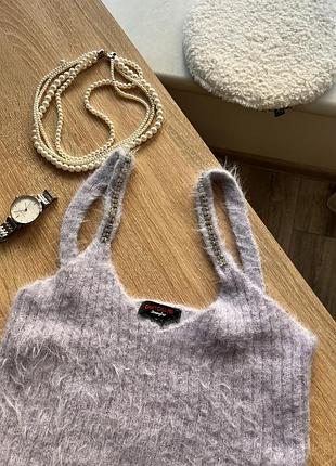 Пухнастий топ