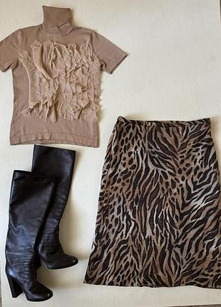 Шелковый гольф с кашемиром всегда модного цвета кэмел