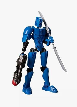 Фигурка игрушка робот titan lucky 13 dummy подвижный любимец детей синий