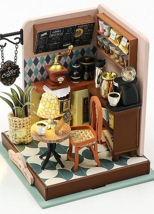 Румбокс конструктор 3d кафе diy transit coffee s2301
