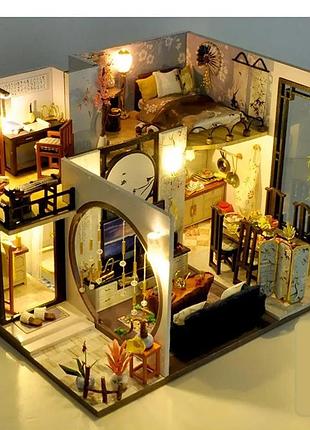 Румбокс домик тень бамбука джяннань diy house bamboo shadow jiangnan интерьерный конструктор td-18