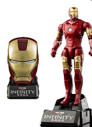 Игровая фигурка железный человек mark 3 – iron man marvel набор с головой на подставке 19,5 см