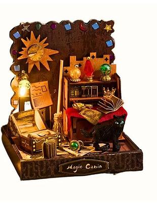 Румбокс волшебная хижина magic cabin diorama kit diy miniature dollhouse kit k-077