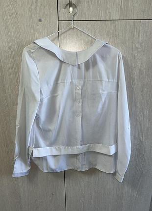 Блуза ❣️ жіноча біла б/у м/44