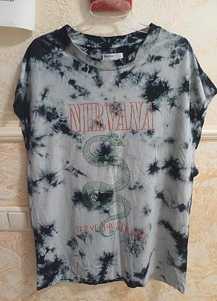 Nirvana футболка,. метал мерч