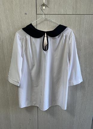 Блуза ❣️ жіноча біла б/у м/44