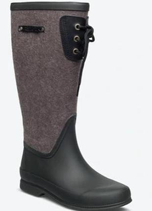 Чоботи жіночі гумові на флісі trenton wellington