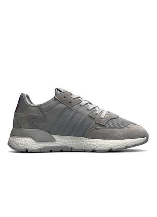 Мужские кроссовки adidas nite jogger grey