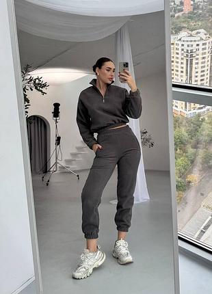 Жіночий костюм з двостороннього флісу