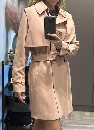 Жіночий плащ topshop попелясто рожевого кольору