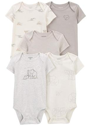 Боді бодіки carter’s картерс з коротким рукавом для хлопчика для дівчинки