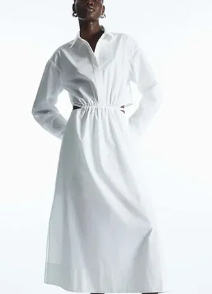 Сукня cos cutout-waist midi shirt dress / 44