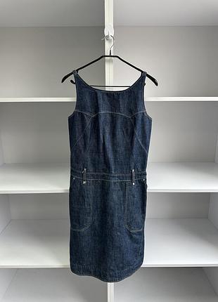 Вінтажна сукня-сарафан джинсова levi’s engineered jeans girls розмір л