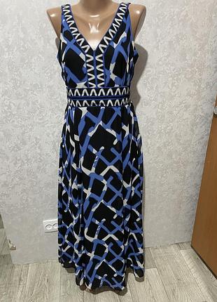 Сукня сарафан принт