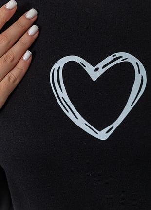 Свитшот женский, цвет черный, 238r57162