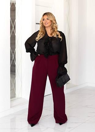 Женские брюки палаццо