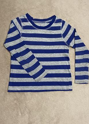 Легка кофта з довгим рукавом у смужку на хлопчика