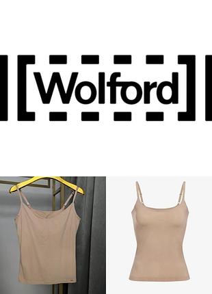 Wolford бежева майка топ