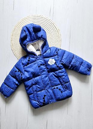 Куртка демисезон/еврозима детская 74-80см, 9-12умесяц, george, 80-86см, 12-18мис, куртка деми для мальчиков, куртка стильная детская