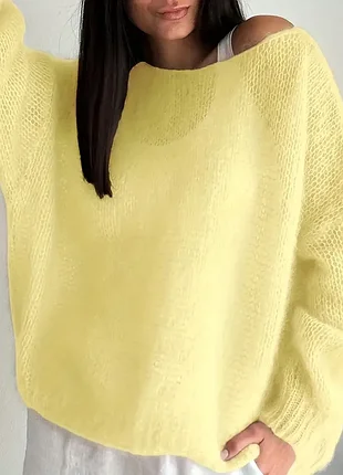Свитер - xl желтый