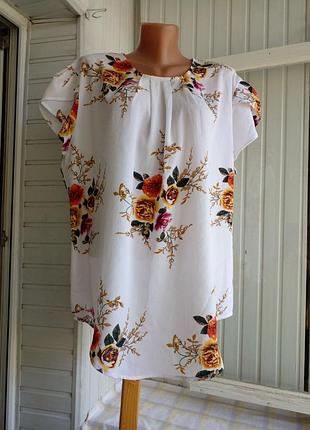 Красива блуза сорочка великого розміру батал