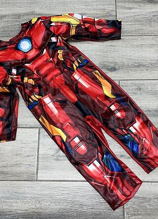 Костюм карнавальний з мускулами marvel iron man залізна людина 2-3роки