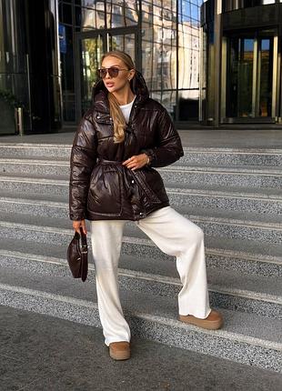 Куртка з поясом