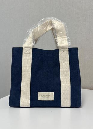 Нова джинсова сумка lanvin