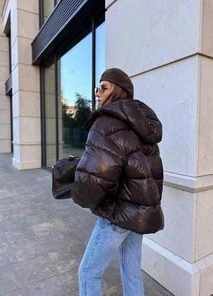 Пуховик лебяжий пух