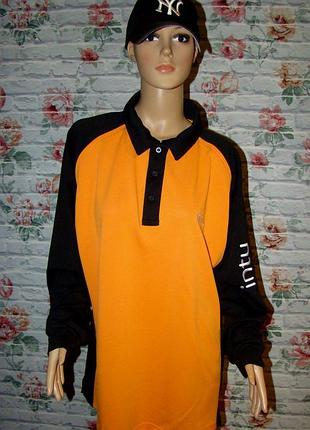Новое мужское поло с длинным рукавом (лонгслив) uniforms by creative р.xl.р.xxl